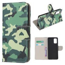 Чехол-книжка Deexe Color Wallet для Samsung Galaxy S20 FE (G780) - Camouflage: фото 1 из 6