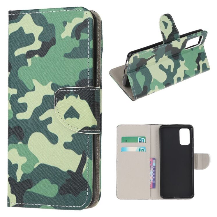 Чехол-книжка Deexe Color Wallet для Samsung Galaxy S20 FE (G780) - Camouflage: фото 1 из 6