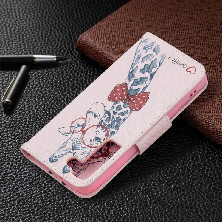 Чехол-книжка Deexe Color Wallet для Samsung Galaxy S22 (S901) - Giraffe: фото 5 из 8