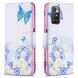 Чехол-книжка Deexe Color Wallet для Xiaomi Redmi 10 / 10 (2022) / 10 Prime - Butterflies and Flowers (284733G). Фото 2 из 8