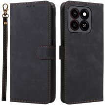 Чехол-книжка Deexe Delta Book для ZTE Blade A35 / Blade A55 - Black: фото 1 из 7