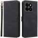 Чехол-книжка Deexe Delta Book для ZTE Blade A35 / Blade A55 - Black (367715B). Фото 1 из 7