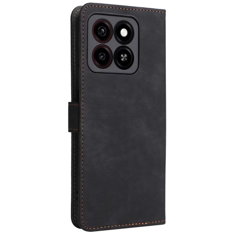 Чехол-книжка Deexe Delta Book для ZTE Blade A35 / Blade A55 - Black: фото 6 из 7