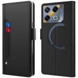 Чехол-книжка Deexe Eclipse Wallet для Infinix GT 20 Pro - Black: фото 1 из 9