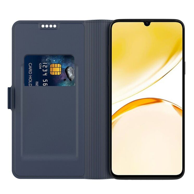 Чехол-книжка Deexe Faro Wallet для Realme GT Neo 6 SE / GT 6T - Blue: фото 2 из 7