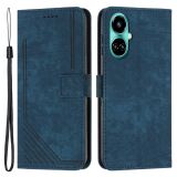 Чохол-книжка Deexe Lines Series для TECNO Camon 19 (CI6n) / 19 Pro (CI8n) - Sapphire (311423L)