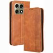Чехол-книжка Deexe Retro Style для Motorola Edge 70 Pro - Brown (412004Z)