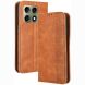 Чохол-книжка Deexe Retro Style для Motorola Edge 70 Pro - Brown (412004Z). Фото 1 з 19