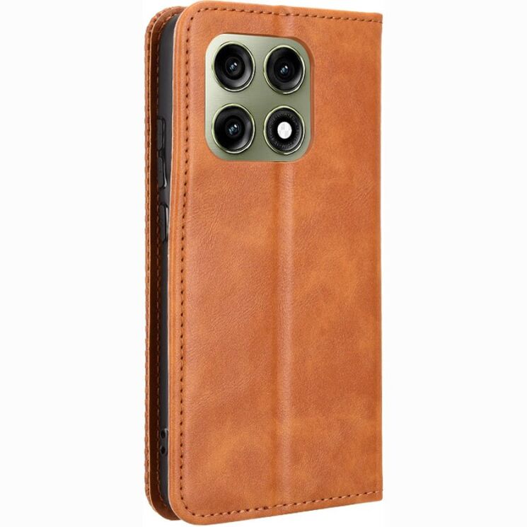 Чохол-книжка Deexe Retro Style для Motorola Edge 70 Pro - Brown (412004Z) Чохол-книжка Deexe Retro Style для Motorola Edge 70 Pro - Brown: фото 8 з 19