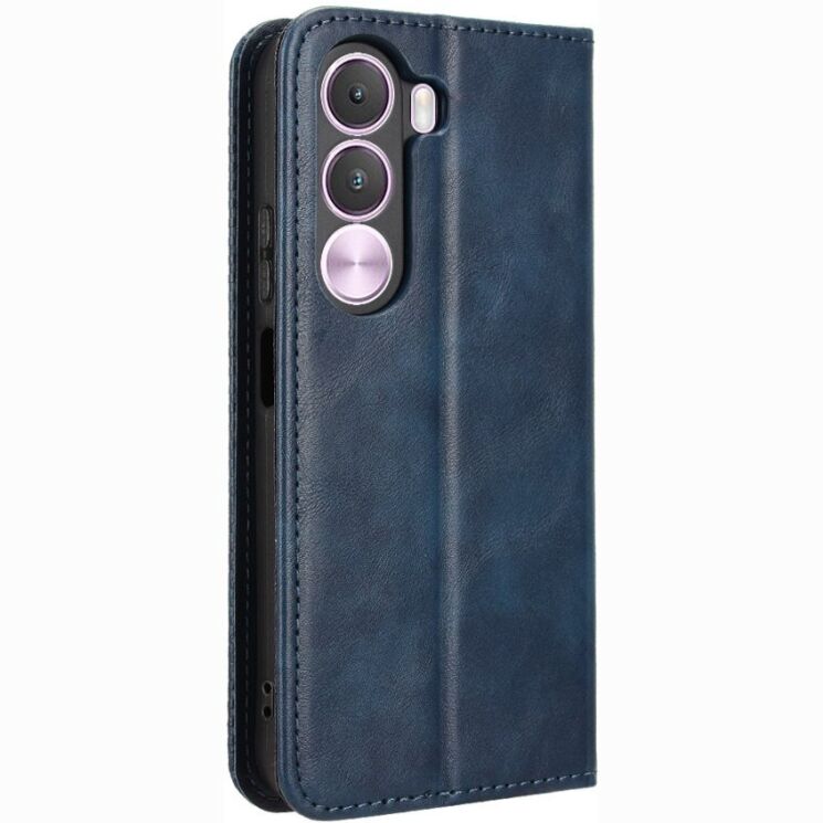 Чехол-книжка Deexe Retro Style для Realme C100i - Blue: фото 8 из 19