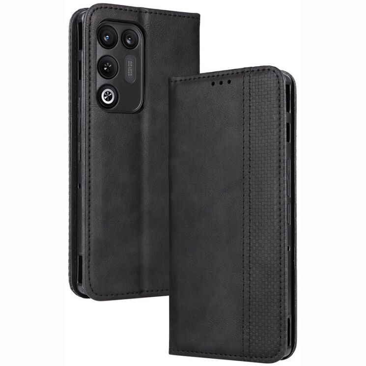 Чехол-книжка Deexe Retro Style для ZTE Nubia Red Magic 11 Air - Black (423104B) Чехол-книжка Deexe Retro Style для ZTE Nubia Red Magic 11 Air - Black: фото 1 из 19