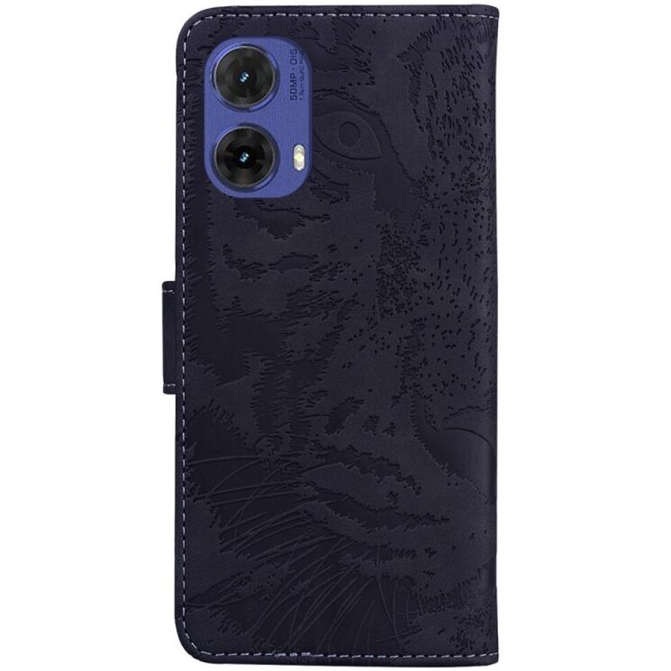 Чехол-книжка Deexe Tiger для Motorola Moto G85 - Black: фото 6 из 7