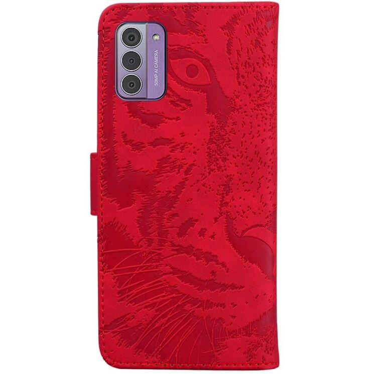Чехол-книжка Deexe Tiger для Nokia G42 - Red: фото 6 из 7