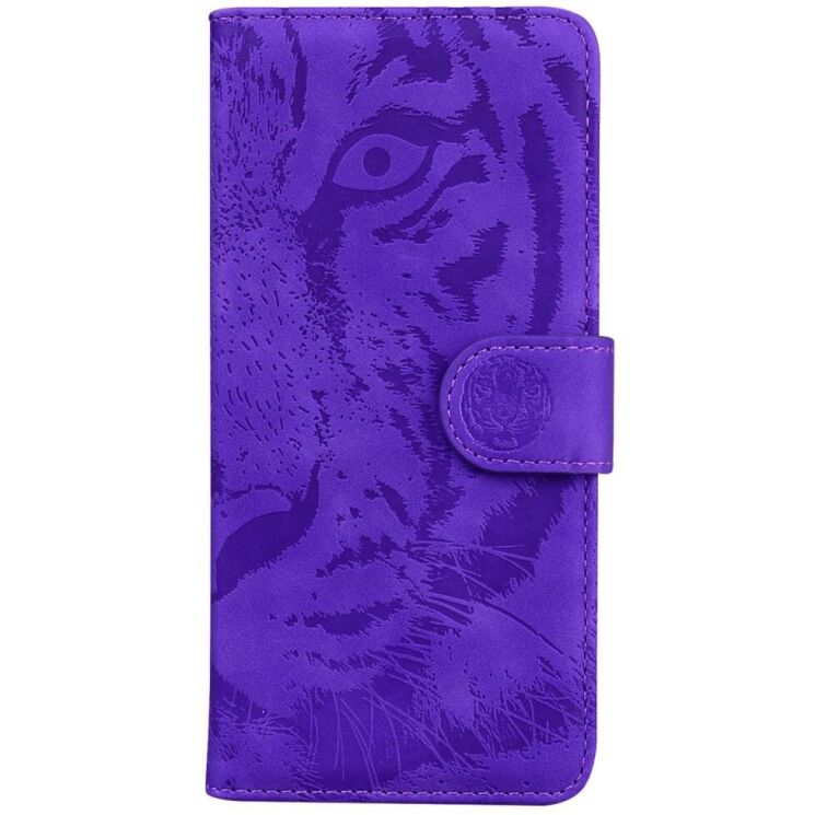 Чехол-книжка Deexe Tiger для Xiaomi Redmi 14C / Redmi A4 5G / Poco C75 - Purple: фото 2 из 7