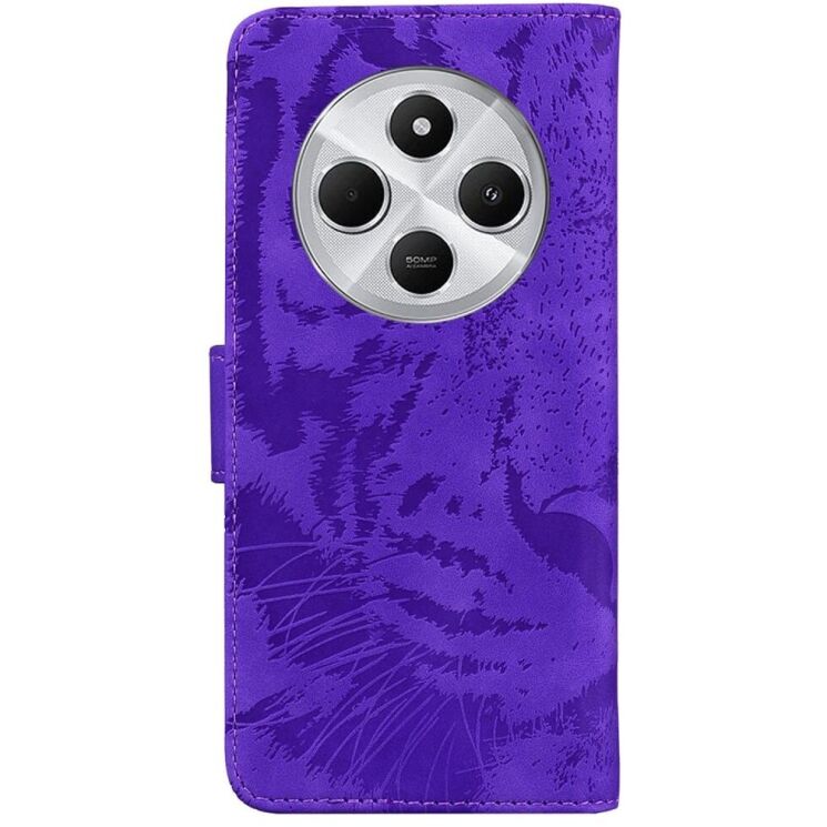 Чехол-книжка Deexe Tiger для Xiaomi Redmi 14C / Redmi A4 5G / Poco C75 - Purple: фото 3 из 7