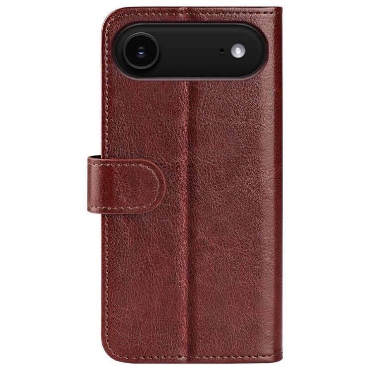 Чохол-книжка Deexe Wallet Style для Apple iPhone 17 Air - Brown: фото 4 з 9