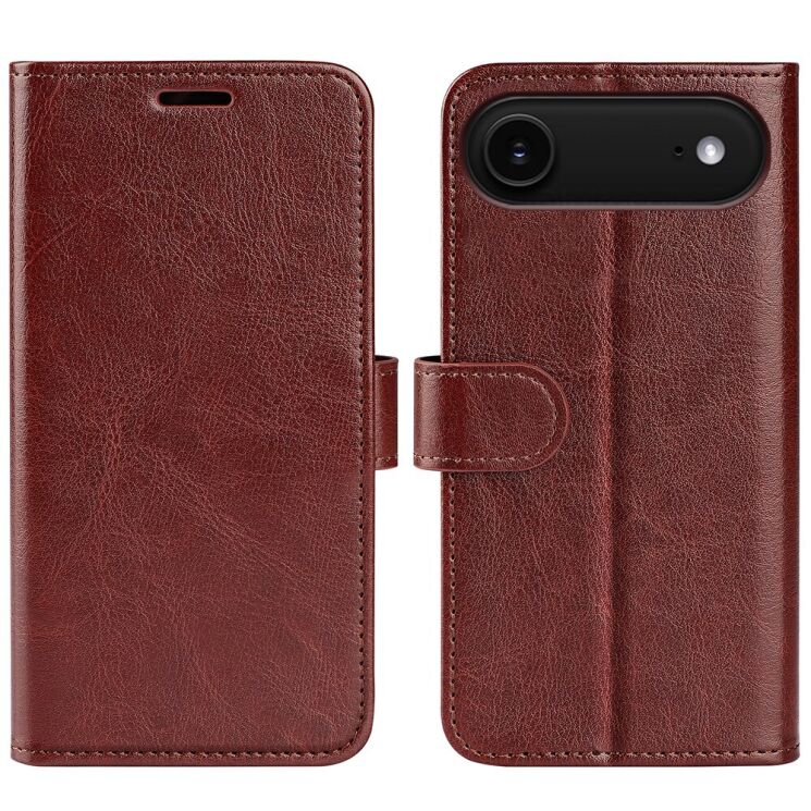 Чохол-книжка Deexe Wallet Style для Apple iPhone 17 Air - Brown: фото 1 з 9