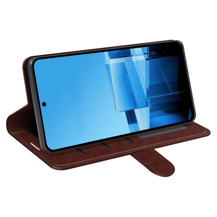Чехол-книжка Deexe Wallet Style для ASUS Zenfone 11 Ultra - Brown: фото 3 из 7