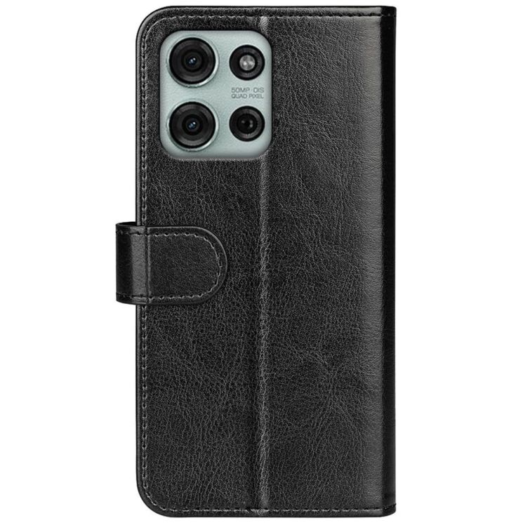 Чехол-книжка Deexe Wallet Style для Motorola Moto G75 - Black: фото 5 из 8