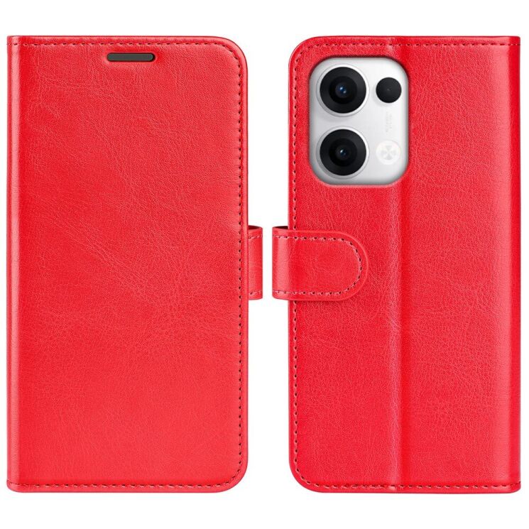 Чехол-книжка Deexe Wallet Style для OPPO Reno 13 5G - Red: фото 1 из 7