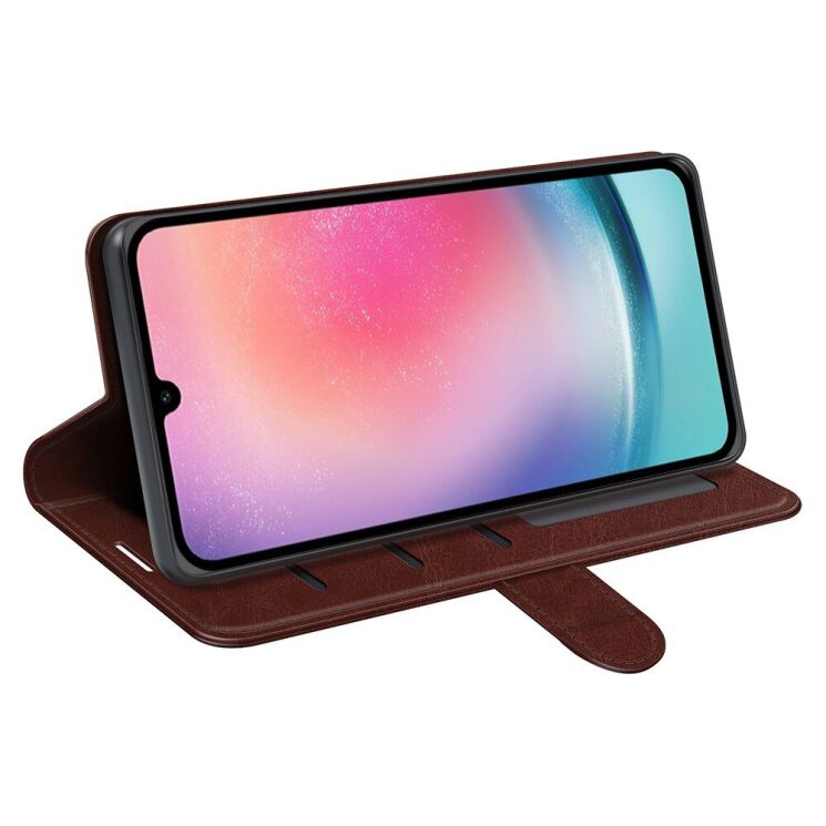 Чохол-книжка Deexe Wallet Style для Samsung Galaxy A16 (A165) - Brown: фото 3 з 10