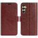 Чохол-книжка Deexe Wallet Style для Samsung Galaxy A16 (A165) - Brown (365212Z). Фото 1 з 10
