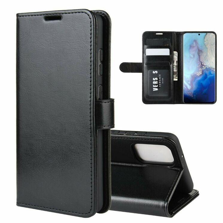Чехол-книжка Deexe Wallet Style для Samsung Galaxy S20 (G980) - Black: фото 1 из 8