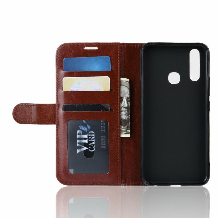 Чехол-книжка Deexe Wallet Style для VIVO Y17 - Brown: фото 5 из 8