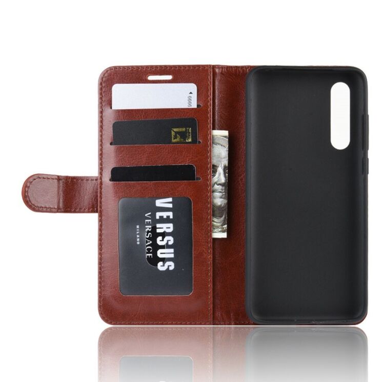 Класичний чохол-книжка Deexe Wallet Style для Xiaomi Mi CC9 / Mi 9 Lite - Brown: фото 5 з 8