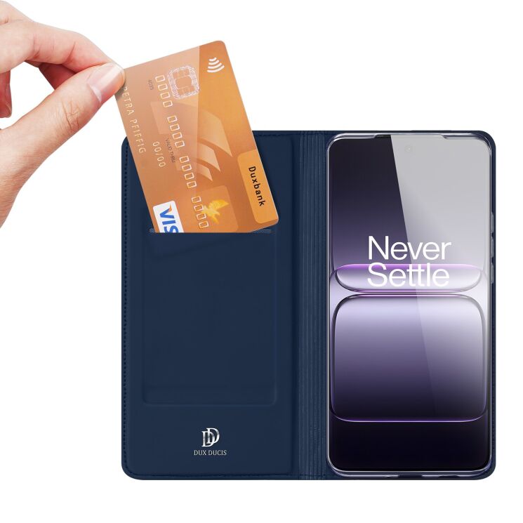 Чехол-книжка DUX DUCIS Skin Pro для OnePlus Nord CE 5 / Ace 5 Racing - Blue: фото 2 из 10
