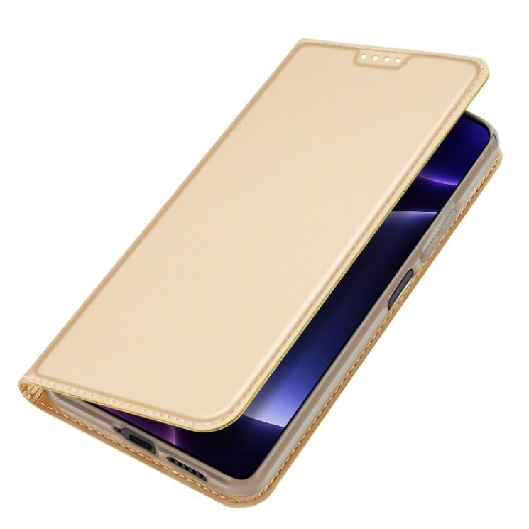 Чохол-книжка DUX DUCIS Skin Pro для Xiaomi Poco F5 / Redmi Note 12 Turbo - Gold: фото 3 з 18