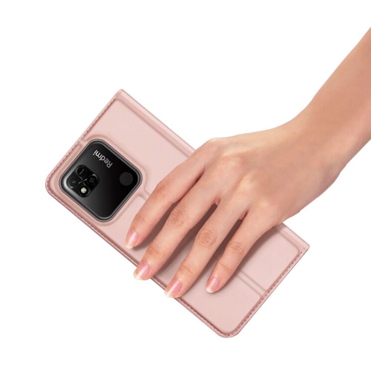 Чохол-книжка DUX DUCIS Skin Pro для Xiaomi Redmi 10A - Rose Gold: фото 5 з 24