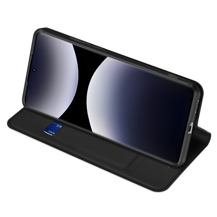 Чехол-книжка DUX DUCIS Skin Pro для Xiaomi Redmi Note 14 Pro - Black: фото 5 из 9