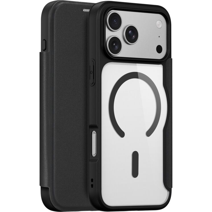 Чохол-книжка DUX DUCIS Skin X Pro Magnetic для iPhone 18 Pro - Black: фото 1 з 13