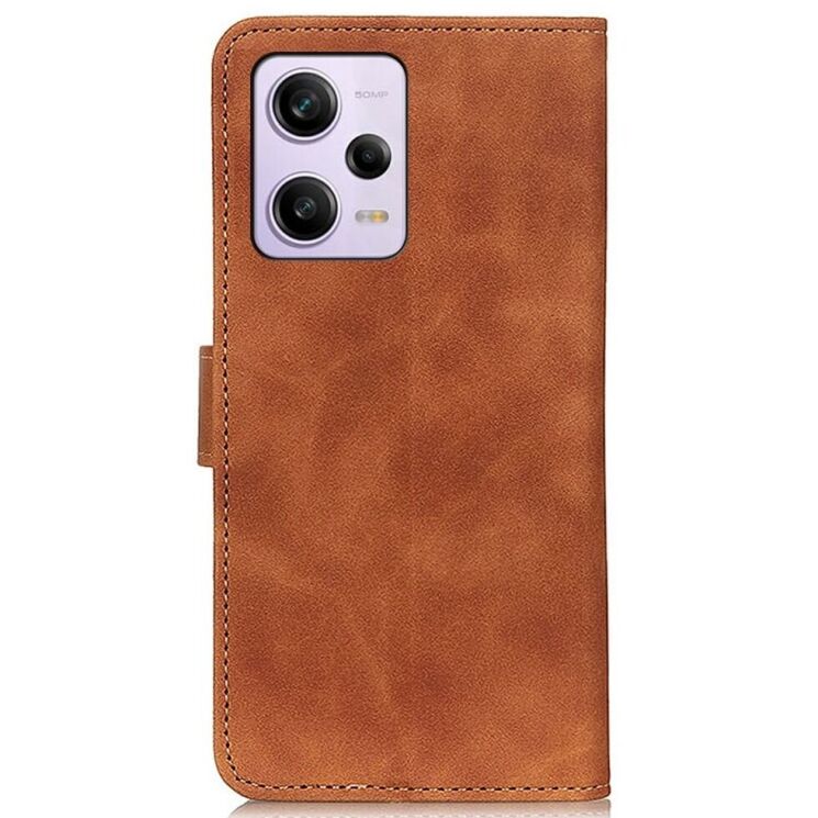 Чехол-книжка KHAZNEH Retro Wallet для Xiaomi Redmi Note 12 Pro 5G / Poco X5 Pro - Brown: фото 9 из 9