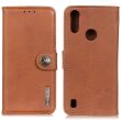Чехол-книжка KHAZNEH Wallet Cover для Motorola Moto E7 Power / Moto E7i / Moto E7i Power - Brown (279411Z)