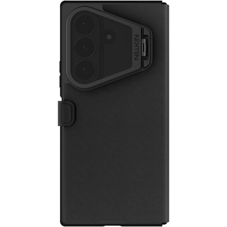 Чехол-книжка NILLKIN Qin Prop Silicone Leather Case для Samsung Galaxy Fold 8 Ultra - Black: фото 3 из 17