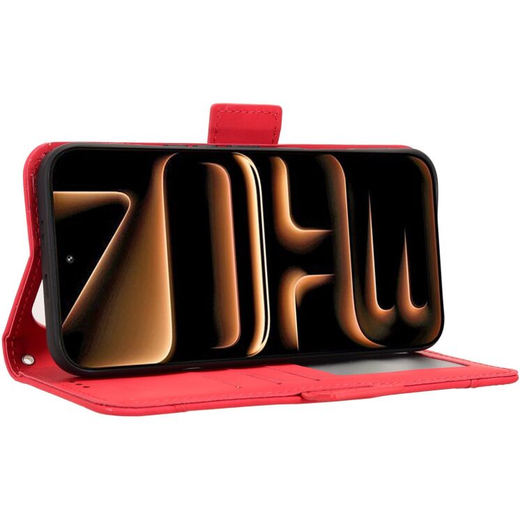 Чехол-книжка с карманами Deexe Wallet Stand для Infinix Note 60 / 60 Pro - Red (409301R) Чехол-книжка с карманами Deexe Wallet Stand для Infinix Note 60 / 60 Pro - Red: фото 6 из 15