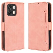 Чехол-книжка с карманами Deexe Wallet Stand для OPPO A6s / A6 - Pink: фото 1 из 15