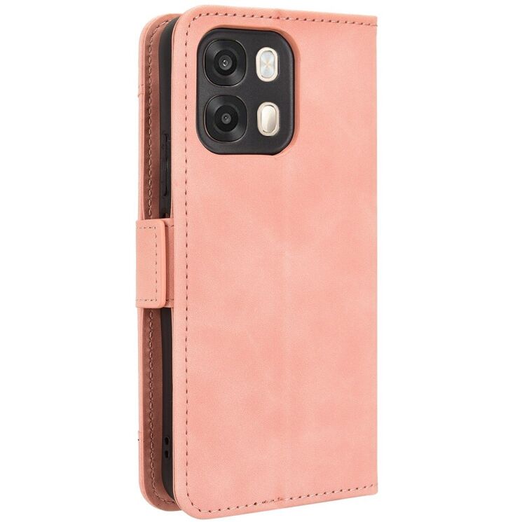 Чохол-книжка з кишеньками Deexe Wallet Stand для OPPO A6s / A6 - Pink: фото 6 з 15