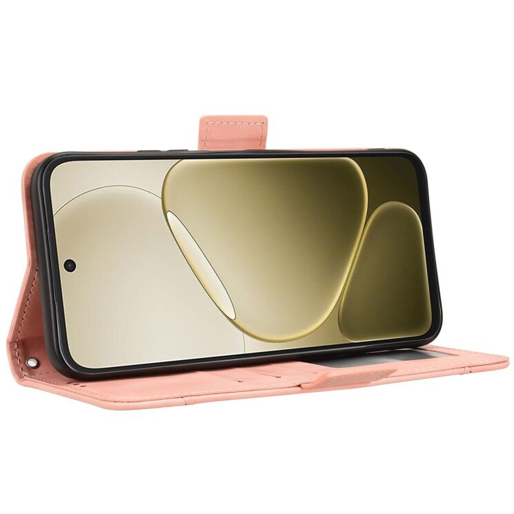 Чохол-книжка з кишеньками Deexe Wallet Stand для OPPO A6s / A6 - Pink: фото 5 з 15