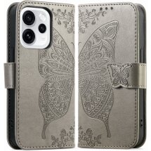 Чехол-книжка с рисунком UniCase Butterfly Pattern для OPPO Reno 15 F/FS - Grey: фото 1 из 8