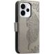 Чехол-книжка с рисунком UniCase Butterfly Pattern для OPPO Reno 15 F/FS - Grey (405840H). Фото 7 из 8