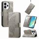 Чехол-книжка с рисунком UniCase Butterfly Pattern для OPPO Reno 15 F/FS - Grey (405840H). Фото 5 из 8