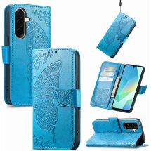 Чехол-книжка с рисунком UniCase Butterfly Pattern для Samsung Galaxy A27 (A276) - Blue: фото 1 из 8