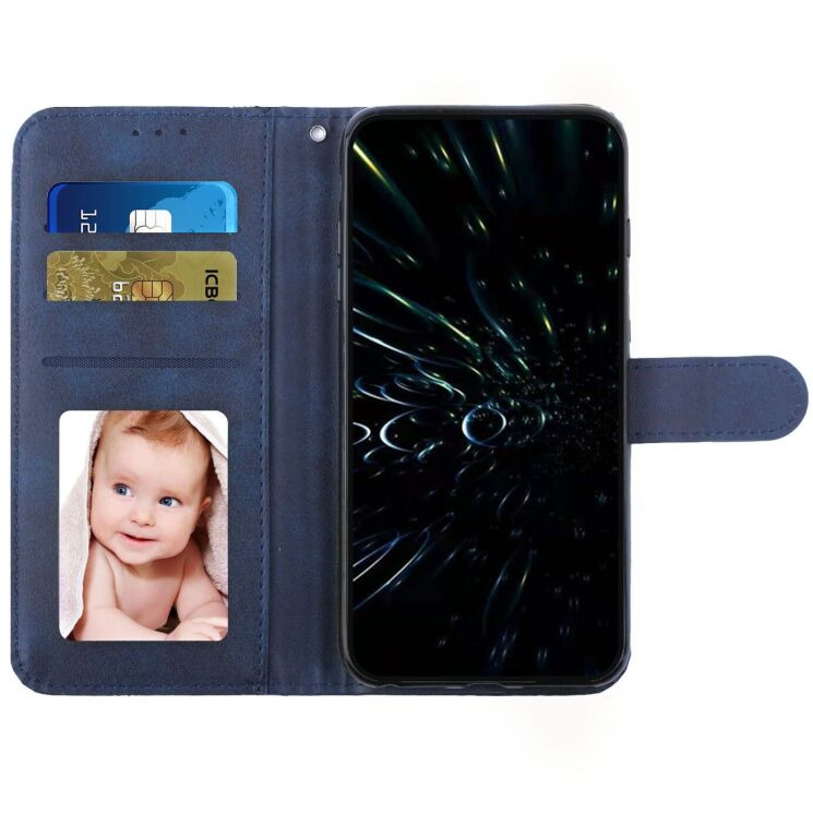 Чехол-книжка с застежкой UniCase Jet Cover для Motorola Moto G57 / G57 Power / G67 Power - Blue: фото 2 из 10