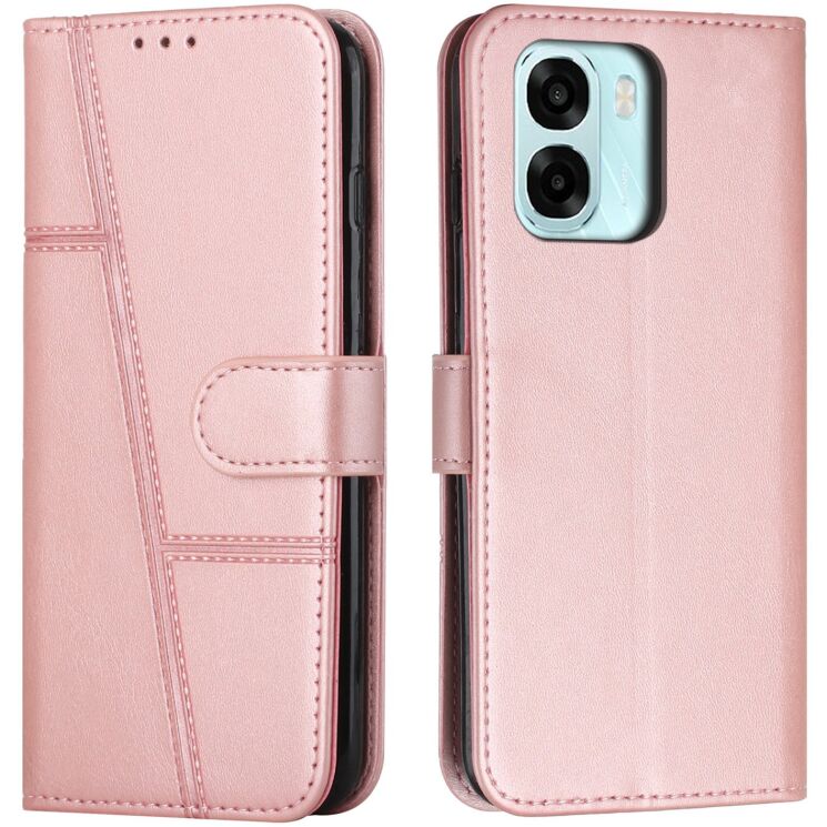 Чехол-книжка с застежкой UniCase Jet Cover для OPPO A6x / A6s / A6 - Rose Gold: фото 1 из 10