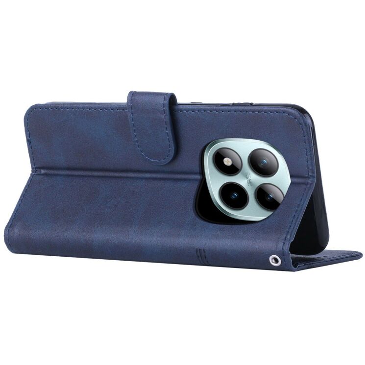 Чехол-книжка с застежкой UniCase Jet Cover для Xiaomi Redmi Note 15 Pro - Blue: фото 3 из 10