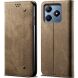 Чехол-книжка UniCase Jeans Wallet для Realme C63 / C61 / Note 60x - Khaki (359704K). Фото 1 из 6