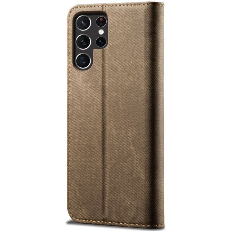 Чехол-книжка UniCase Jeans Wallet для Samsung Galaxy S25 Ultra (S938) - Khaki: фото 6 из 6